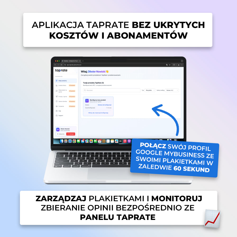 Tabliczka do opinii Google