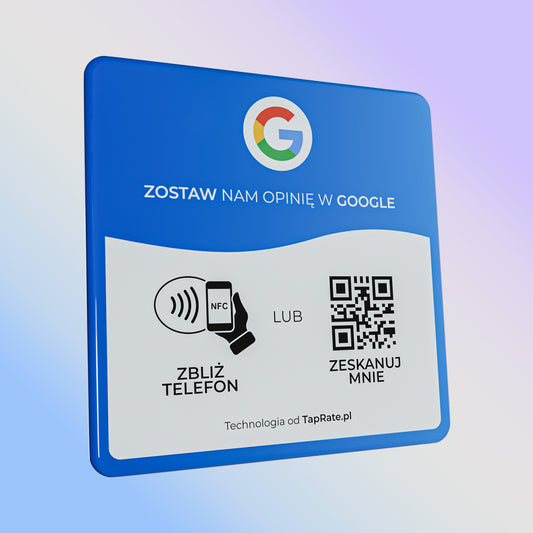 Tabliczka do opinii Google